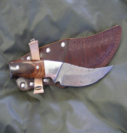 hunting knife damascus 8